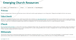 Desktop Screenshot of emerging-church.org